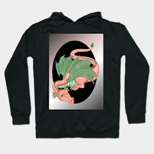 Coral Dragon Resting Hoodie